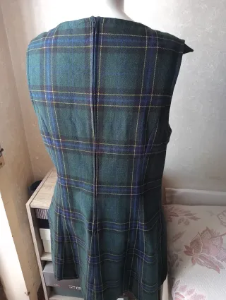 Vestito smanicato tartan - GB. Pedrini