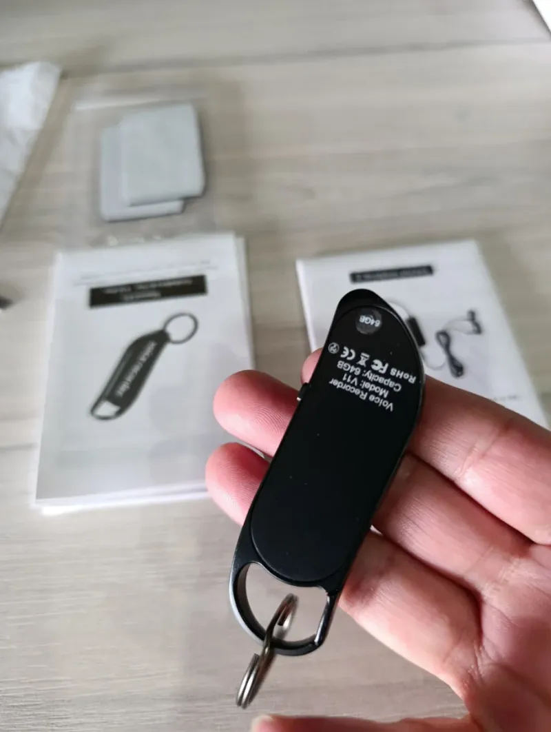 Grabadora de voz portátil 64GB