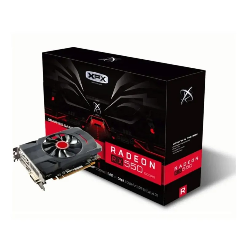 Tarjeta Gráfica XFX Radeon RX 550 4GB GDDR5