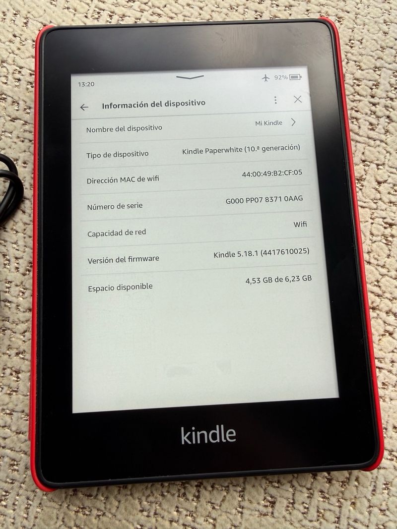 Kindle Paperwhite 10ª Gen + funda + cable + libros afbeelding 5