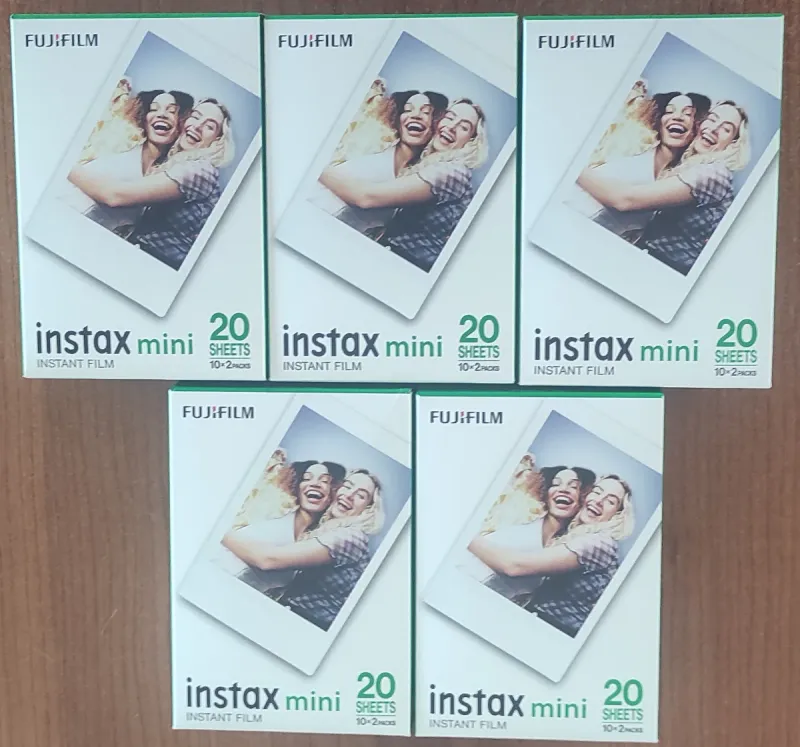 Lote 5 Packs Fuji Instax Mini 20