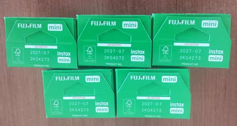 Lote 5 Packs Fuji Instax Mini 20 afbeelding 2