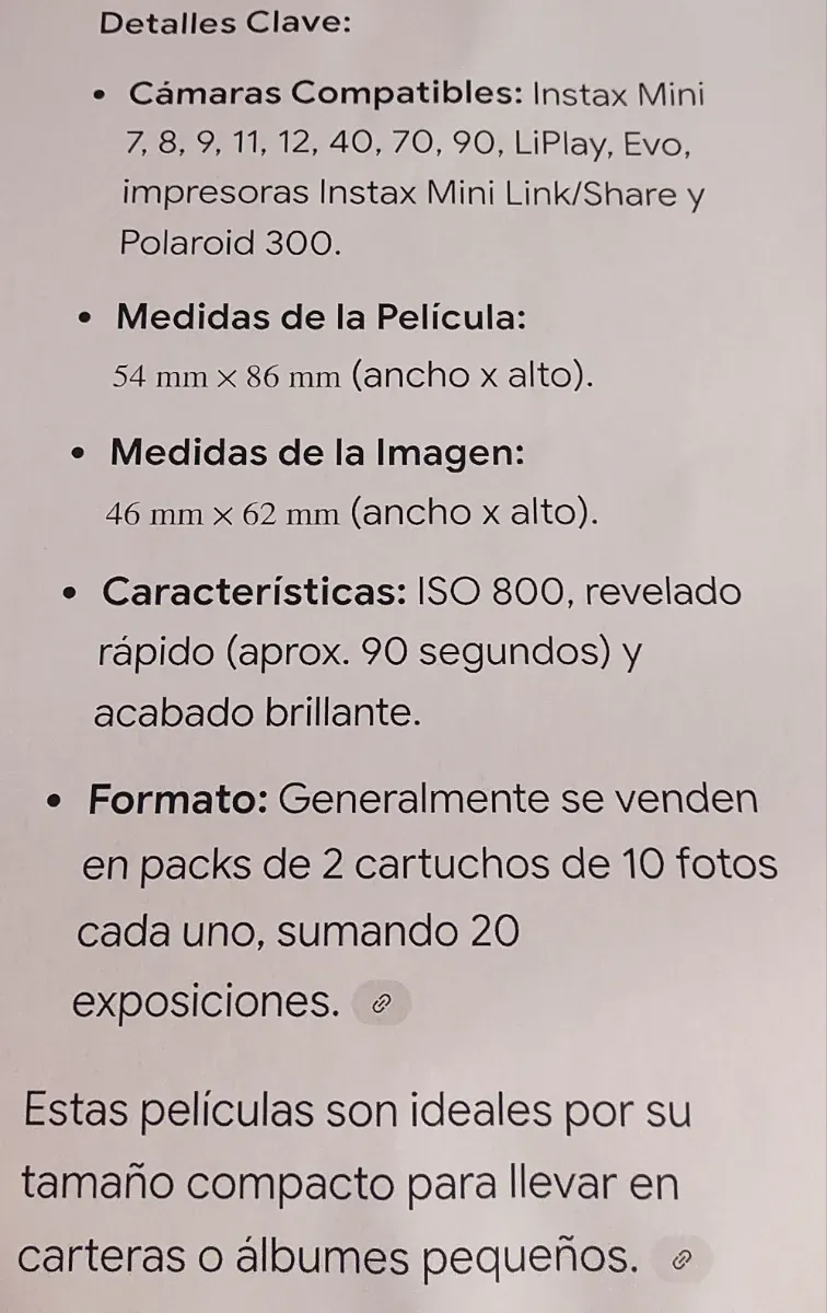 Lote 5 Packs Fuji Instax Mini 20 afbeelding 3