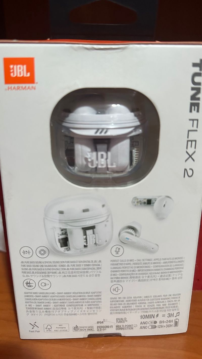 Auriculares JBL TUNE FLEX 2 True Wireless Blancos