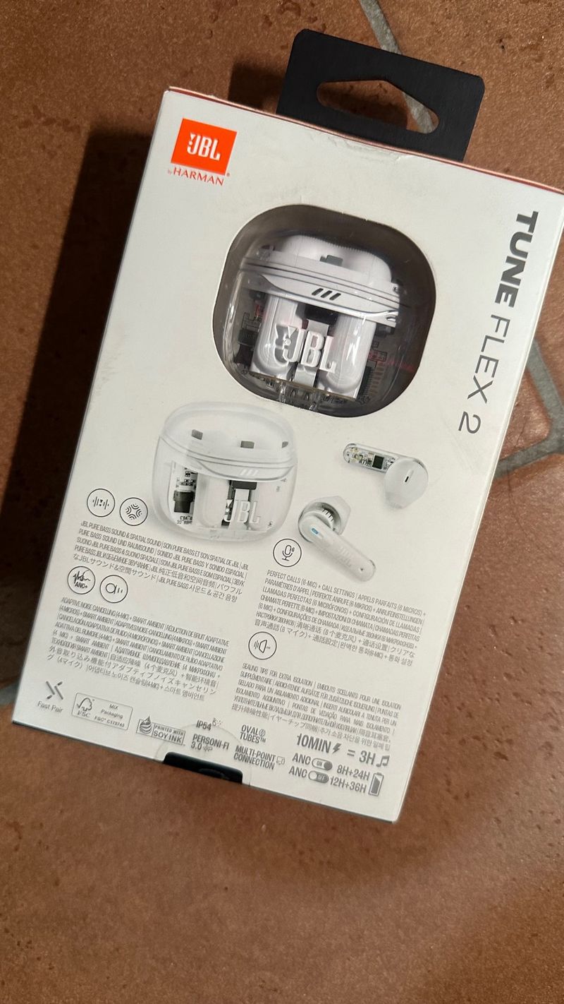 Auriculares JBL TUNE FLEX 2 True Wireless Blancos afbeelding 5