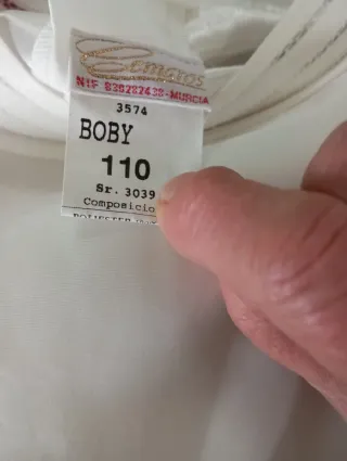 Vestido de comunión blanco