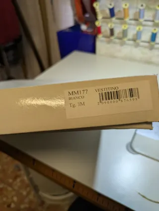 Vestito elegante neonata Made in Italy