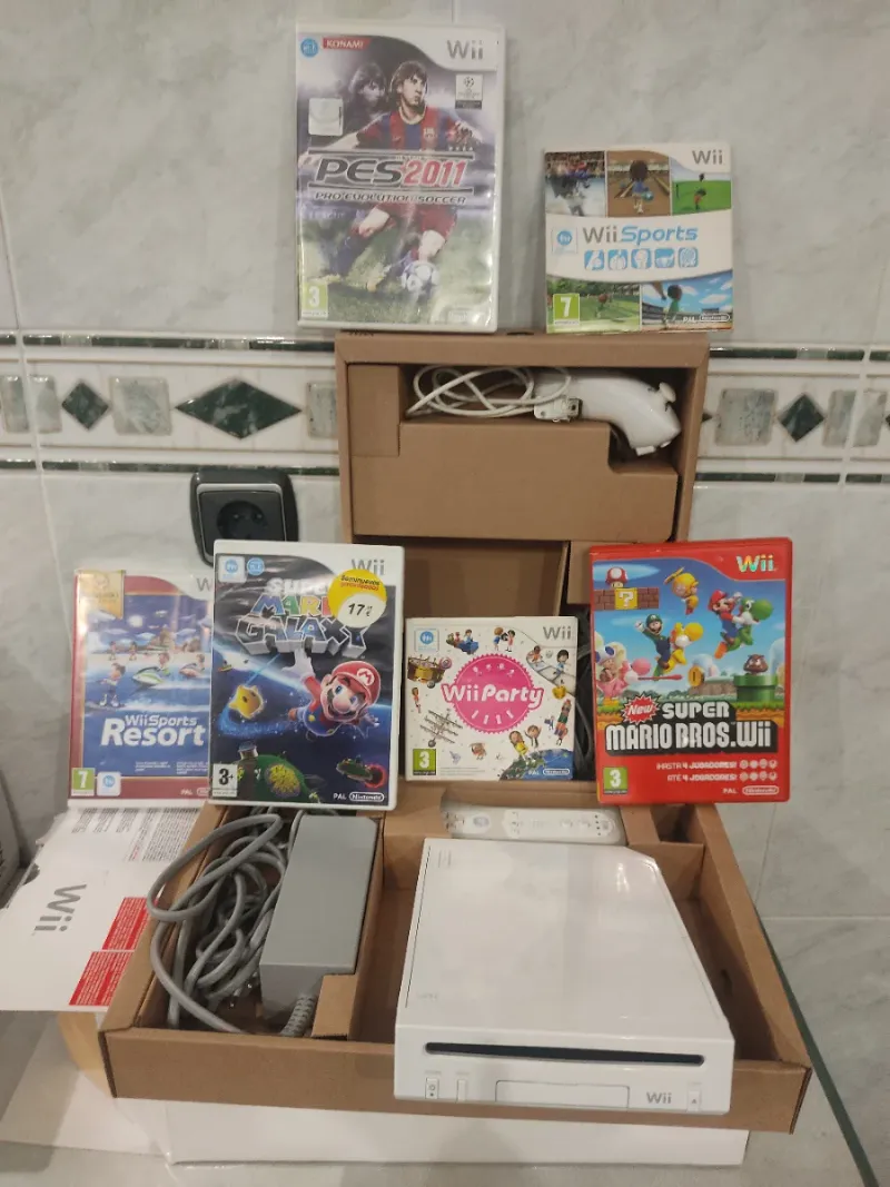 Nintendo Wii Family Edition Blanca afbeelding 2