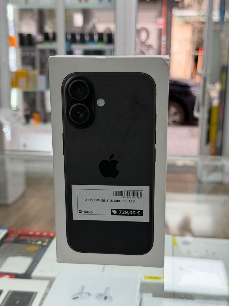 iPhone 16 128GB Negro Nuevo