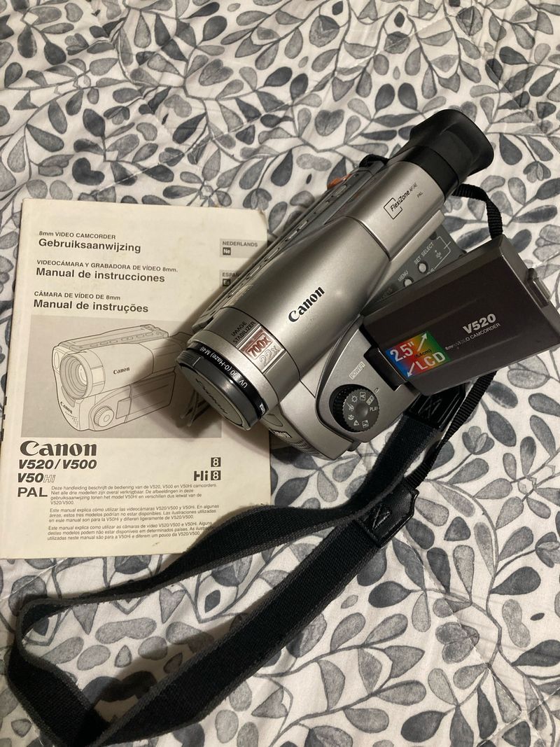 Videocámara Canon V520/V500 Hi8 PAL