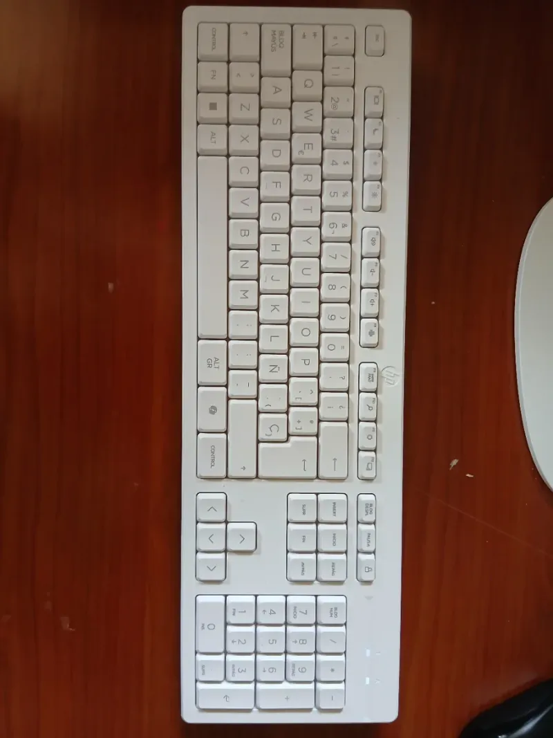 Teclado y ratón Inalámbrico HP Blanco NUEVOS