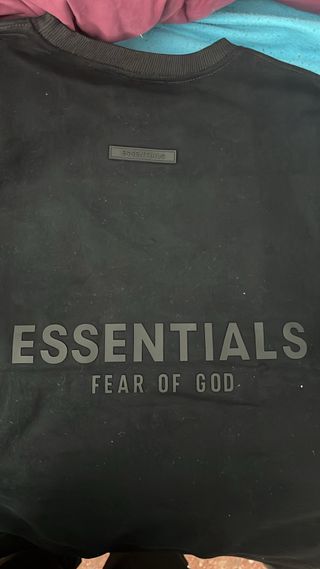 Sudadera Essentials Negra Talla S