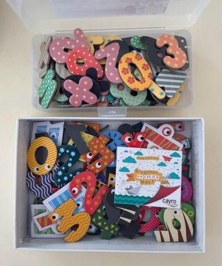 Números imantados educativos