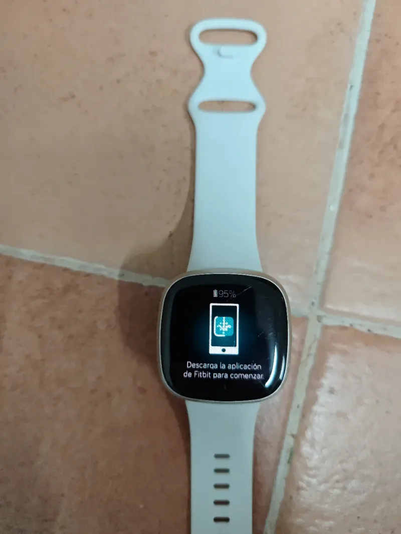 Fitbit Versa 3 Plata y Blanco afbeelding 4
