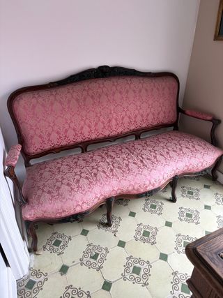 Sofá Isabelino Antiguo s.XlX