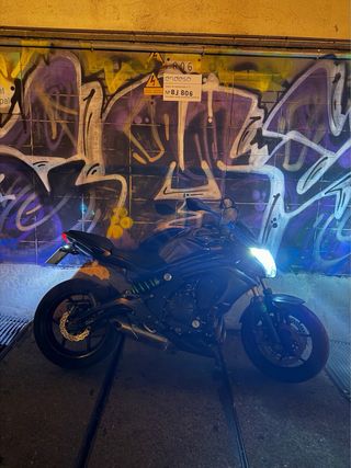 Kawasaki ER-6n 2016 (A2) Negra y Verde