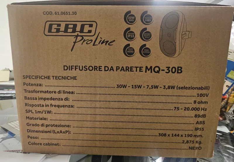 Difusor de Pared GBC Proline MQ-30B afbeelding 2