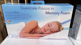 Guanciale Fiocco in Memory Foam Sanafoam