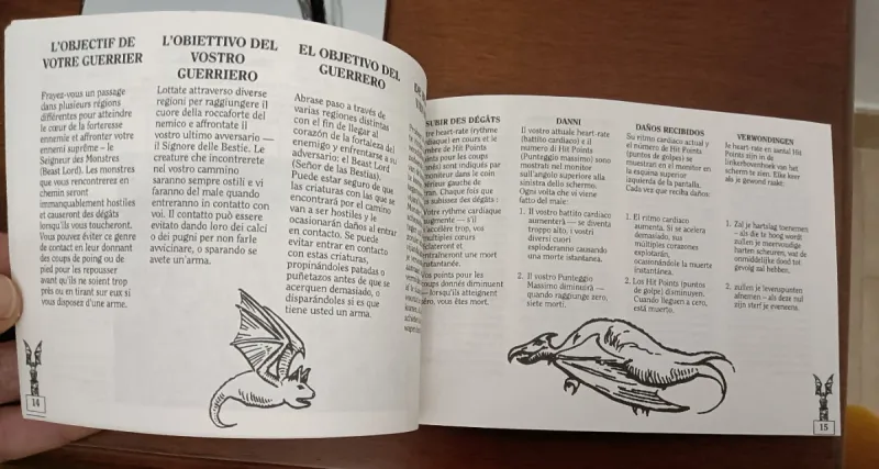 Manual Megadrive Shadow of the Beast afbeelding 3