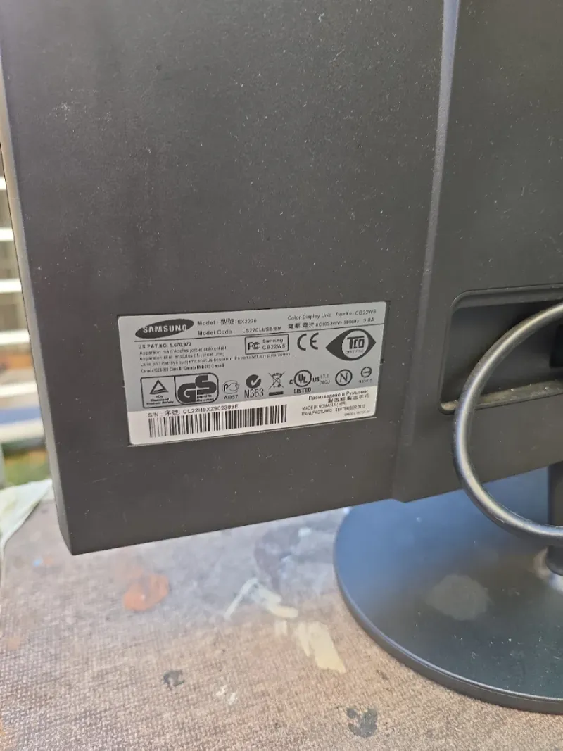 Monitor Samsung Syncmaster EX2220 21.5 Full HD afbeelding 4