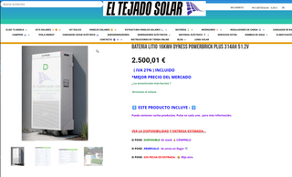 Batería Litio 16kWh Dyness Powerbrick Plus