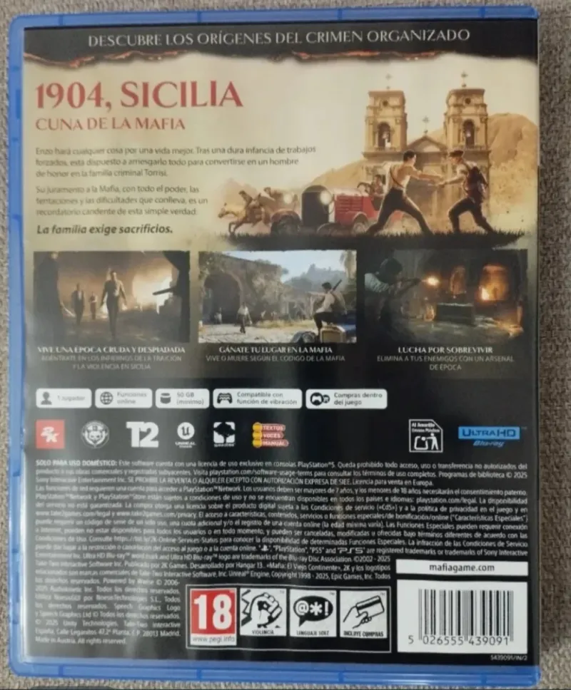 Mafia: El Viejo Continente PS5 afbeelding 2