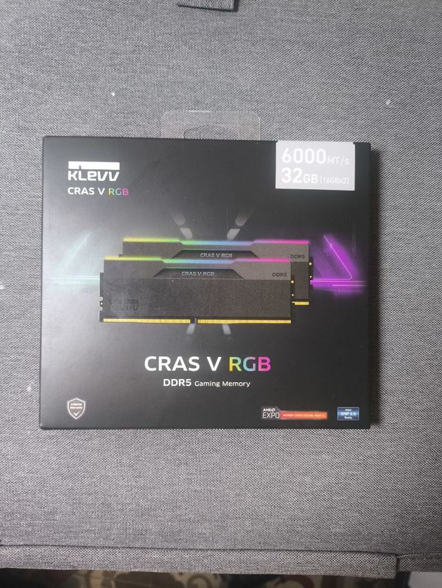 RAM KLEVV CRAS V RGB DDR5 32GB 6000MHz