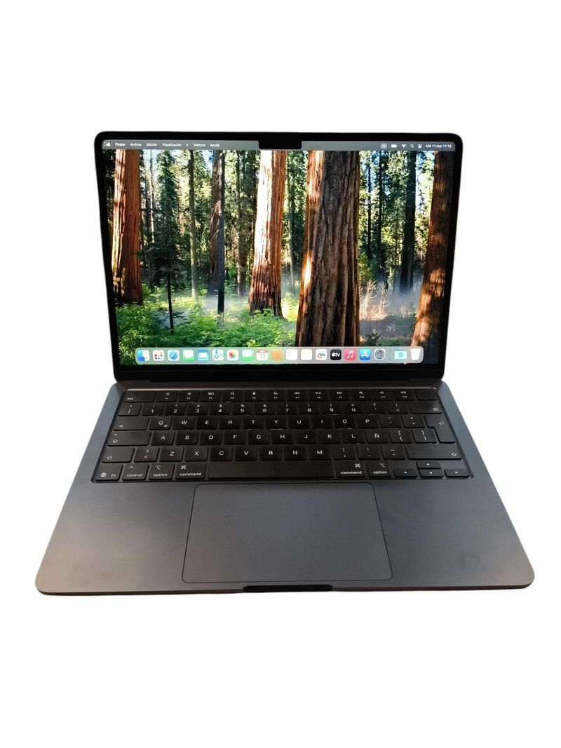 MACBOOK AIR 16.12 M4 A3240 16GB/256GB 13" NEGRO + CARGADOR + FUNDA. BATERIA 100%