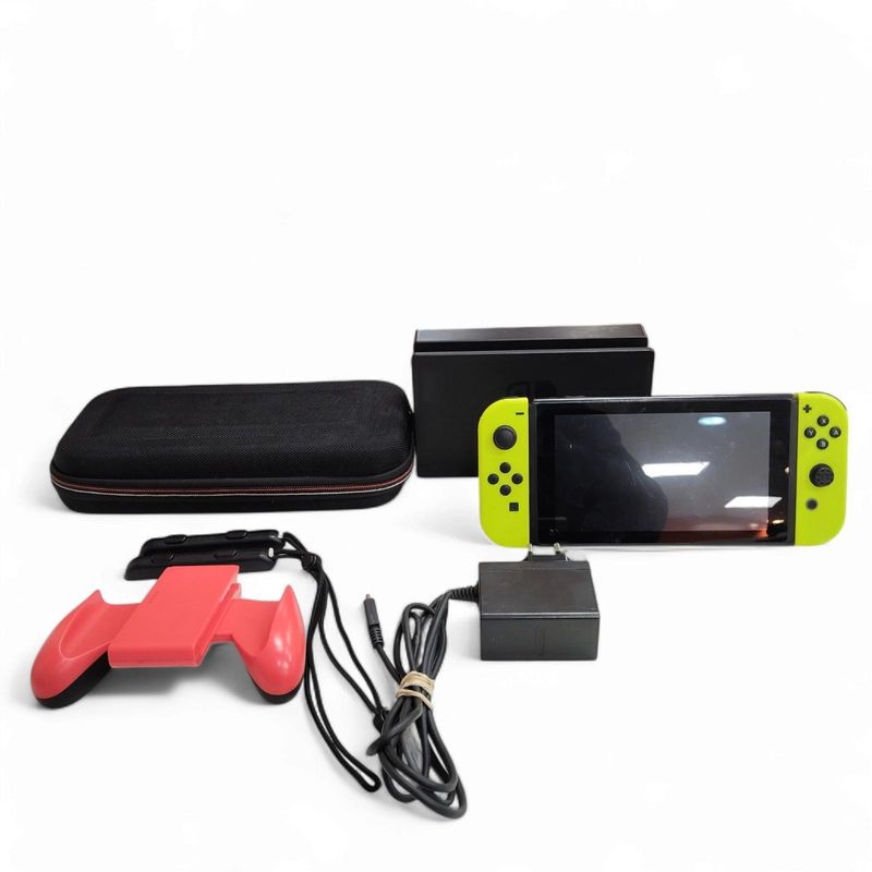 CONSOLA NINTENDO SWITCH HAC-001 + DOCK + CABLE DE CARGA + ACCESORIOS