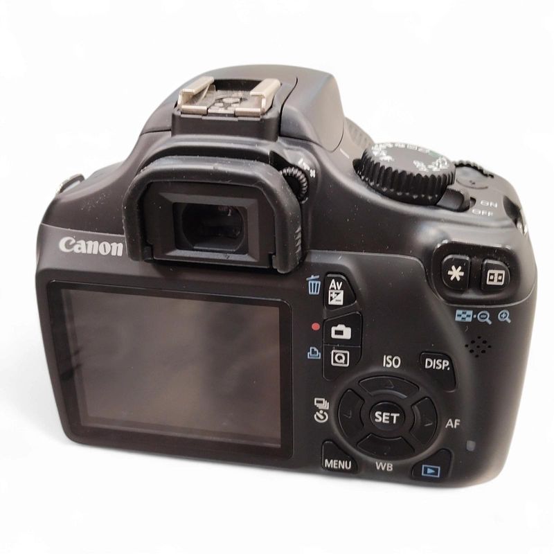 CAMARA REFLEX CANON 1100D + OBJETIVO CANON 18-55MM + CARGADOR + BATERIA + FUNDA afbeelding 5