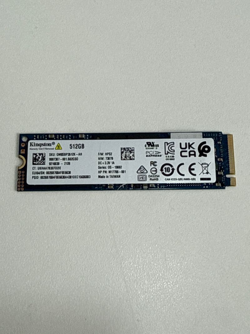SSD Kingston 512GB M.2 NVMe