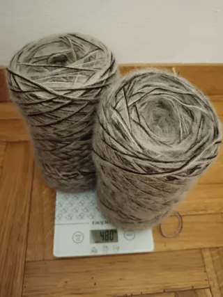 6 gomitoli filato misto mohair 480 g.