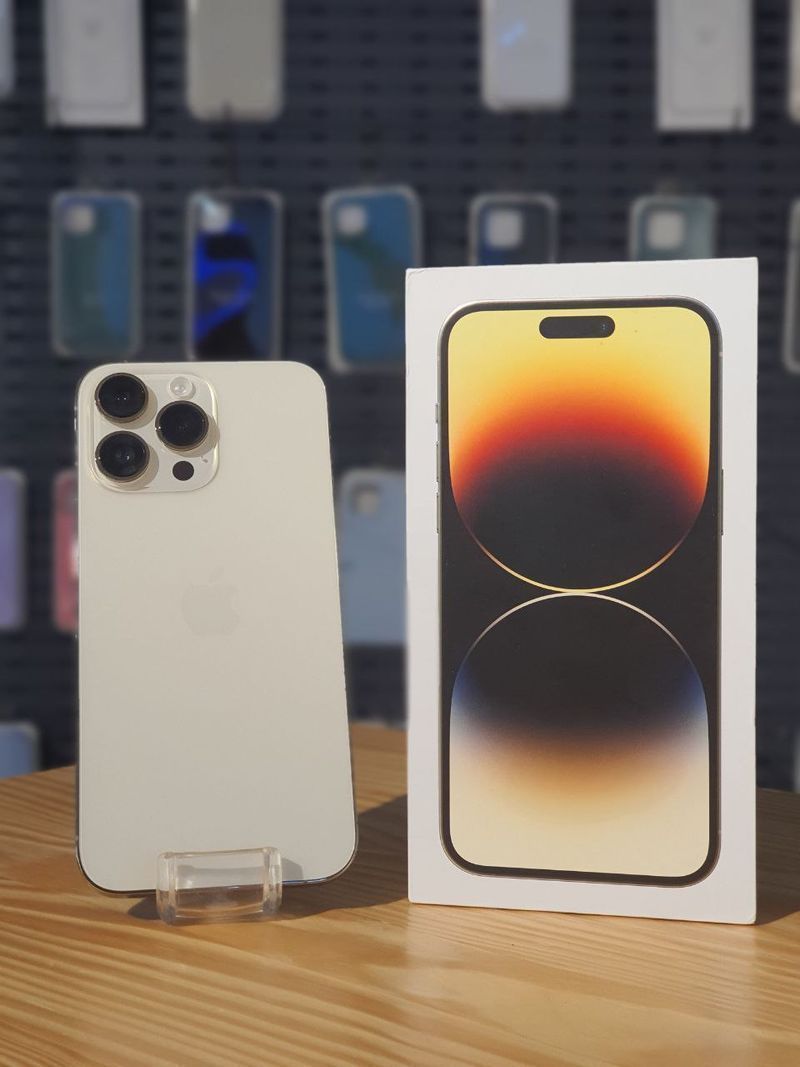 IPHONE 14 PRO MAX 1TB DORADO 100% BATERÍA