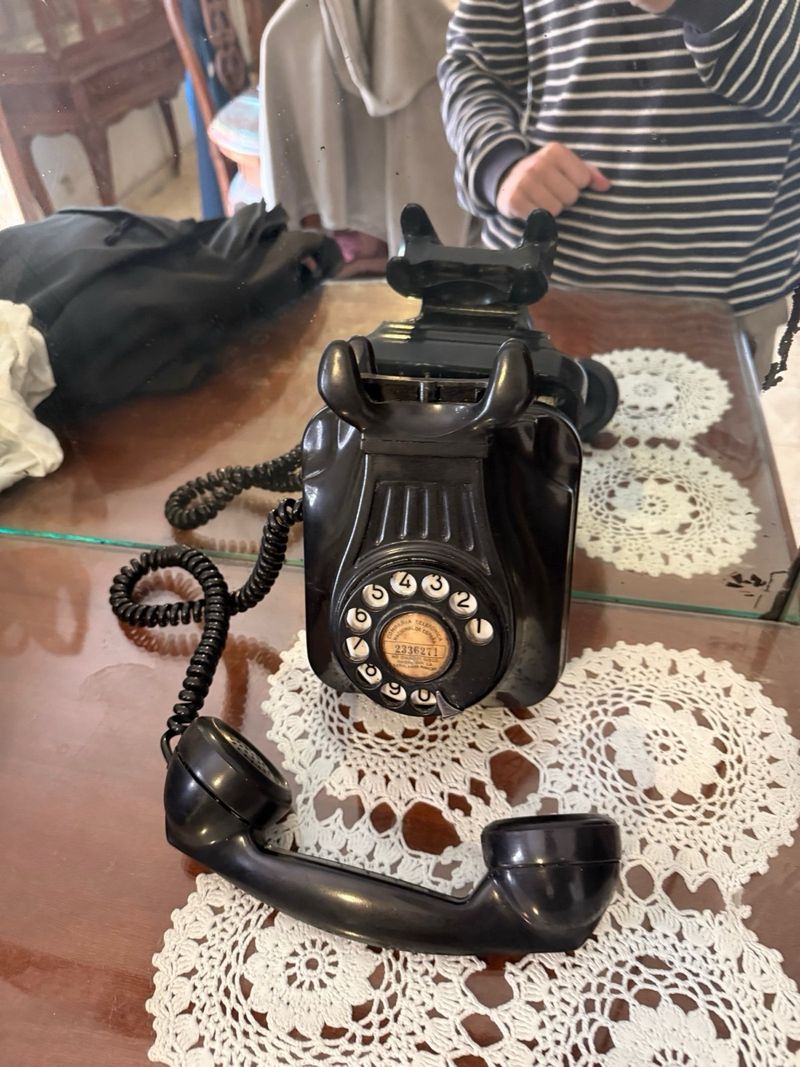 Teléfono Baquelita Antiguo Pared Años 50 afbeelding 3