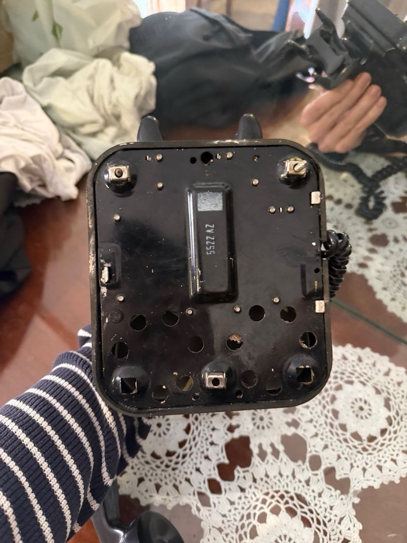 Teléfono Baquelita Antiguo Pared Años 50 afbeelding 6