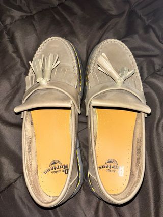 Dr. Martens Mocasines Grises con Flecos