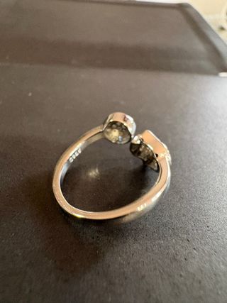Anello Hamsa Mano Occhio Allah 925 Zirconi