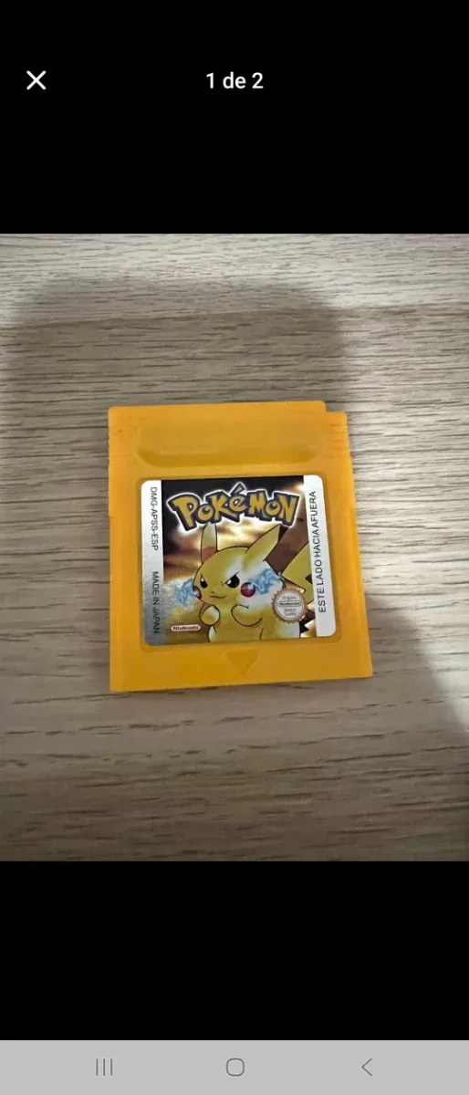 Pokemon Amarillo Game Boy Nintendo