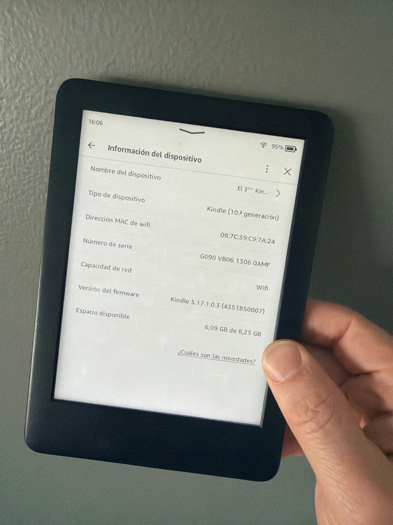 Amazon Kindle 10ª Gen 8GB Negro afbeelding 3
