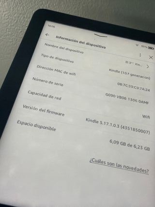 Amazon Kindle 10ª Gen 8GB Negro