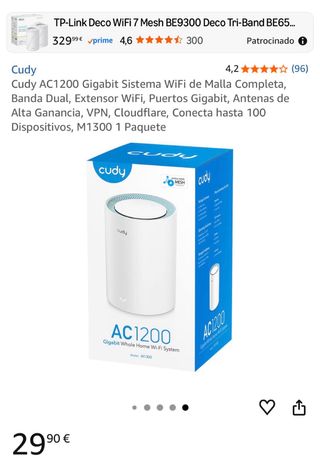 Cudy AC1200 Amplificador WiFi Gigabit