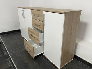 Aparador 3 puertas/ 4 cajones - envio gratis