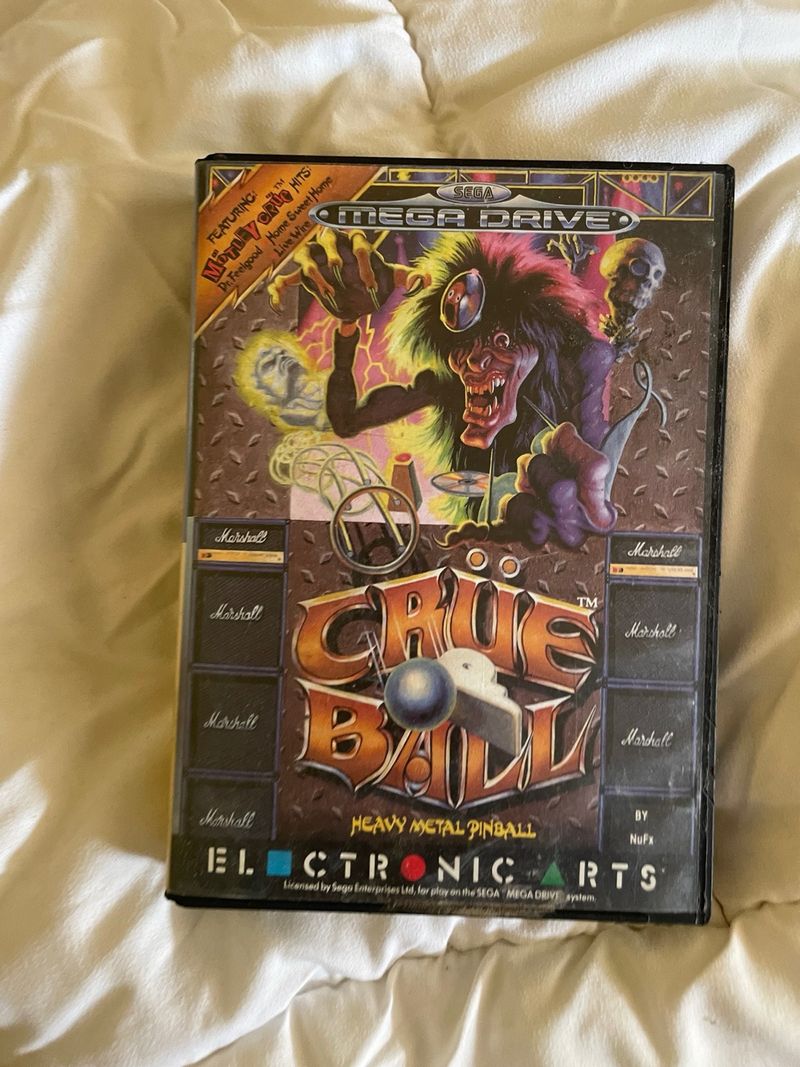 Crue Ball Sega Mega Drive - Heavy Metal Pinball