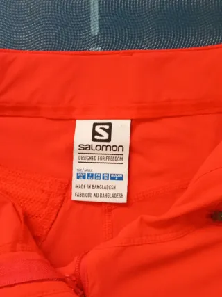 Salomon Short trekking Talla S Mujer rojo