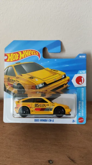Hot Wheels 1985 Honda CR-X Amarillo 4/10