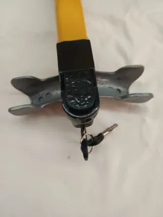 Barra de bloqueo seguridad de volante del coche