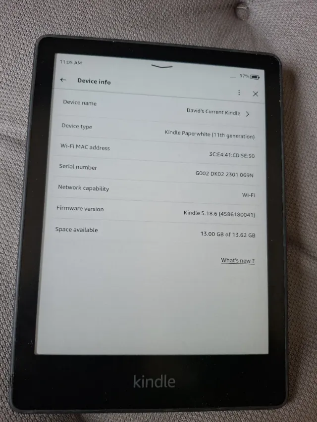 Amazon Kindle Paperwhite 11ª Gen