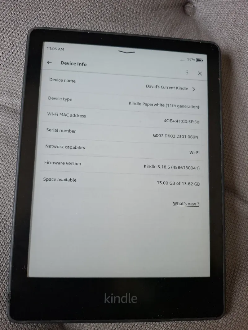 Amazon Kindle Paperwhite 11ª Gen