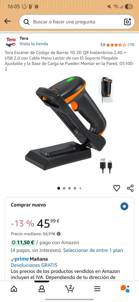 Lector de códigos de barras EAN afbeelding 6