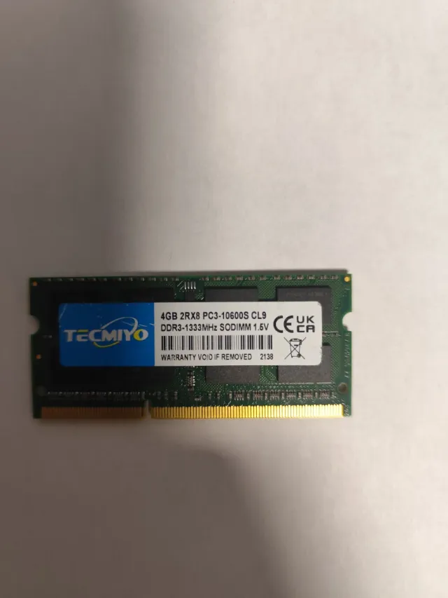 Módulo RAM 4GB DDR3 1333MHz Tecmiyo